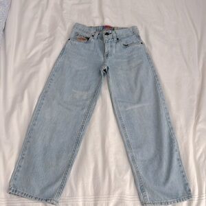 Empyre Kids Loose Fit Blue Denim Skate Pants